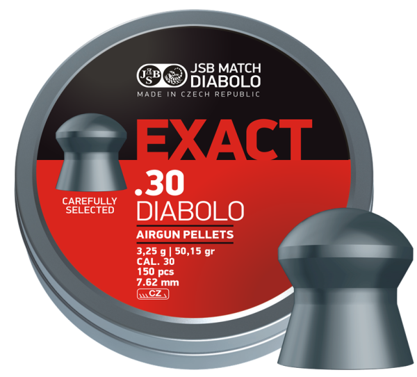 JSB exact | 7.62 | 3.250 | 150
