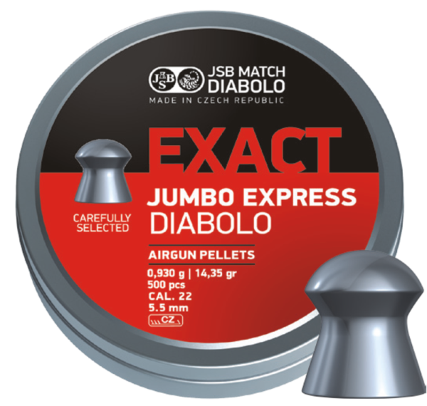 JSB exact jumbo express | 5.52 | 0.930 | 500