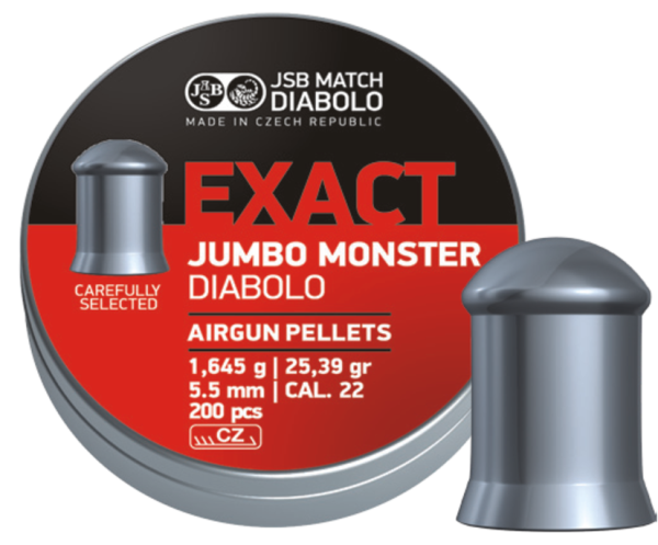 JSB exact jumbo monster | 5.52 | 1.645 | 200