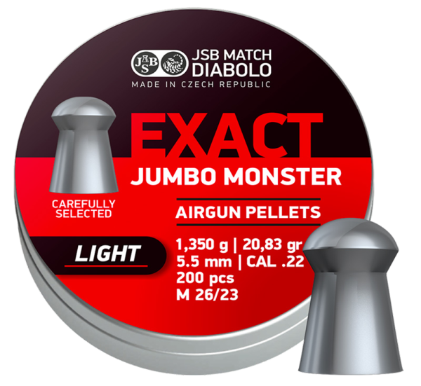 JSB exact jumbo monster light | 5.52 | 1.350 | 200