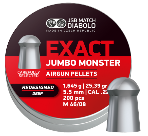 JSB exact jumbo monster redesigned deep | 5.52 | 1.645 | 200