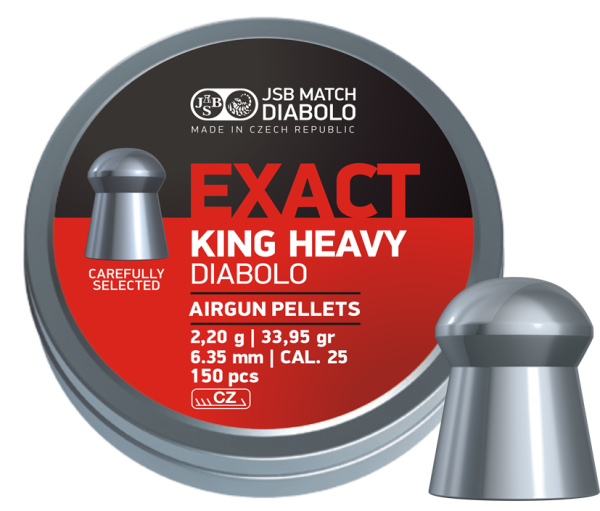 JSB exact king heavy | 6.35 | 2.200 | 150