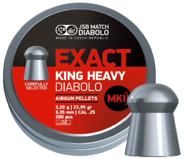 JSB exact king heavy mkII | 6.35 | 2.200 | 300