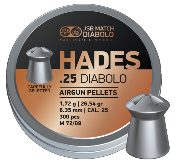 JSB hades | 6.35 | 1.720 | 300