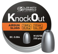 JSB knockout slugs | 5,5 .216 | 1645 25 | 200