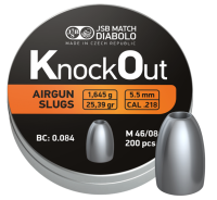 JSB knockout slugs | 5,5 .218 | 1645 25 | 200
