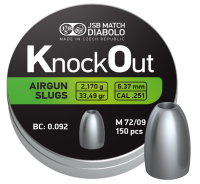 JSB knockout slugs | 6,37 .251 | 2170 33 | 150