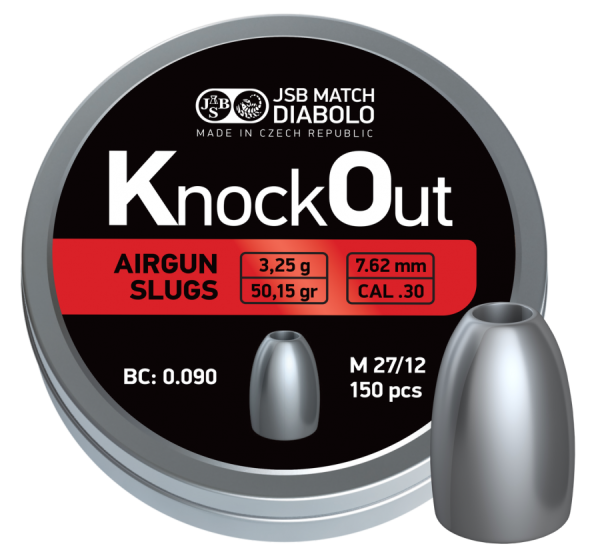 JSB knockout slugs | 7.62  .30 | 3.25 50 | 150