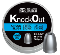 JSB knockout mk2 slugs | 4,51 .1775 | 0,65g10 | 500
