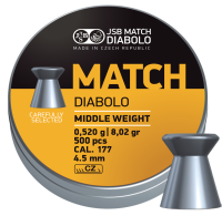 JSB match middle weight diabolos | 4.51mm | 0.520g | 500St.