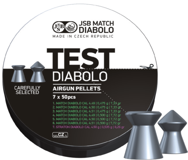 JSB match test light | 4.5xmm | 0.5xxg | 7x50St