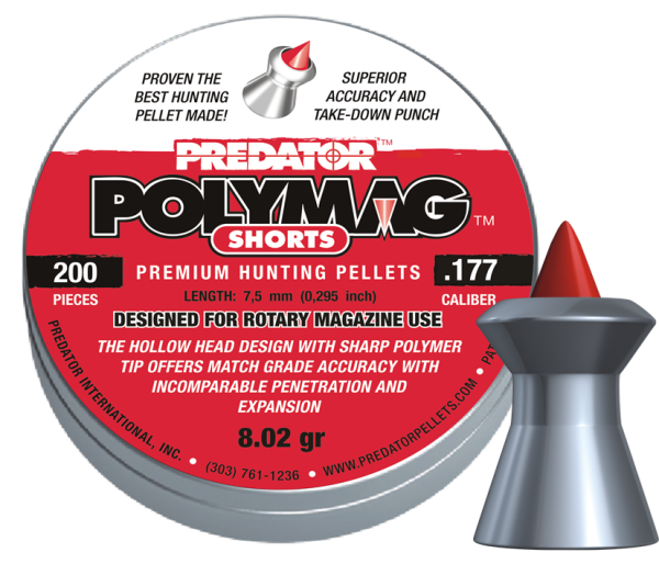 JSB predator polymag shorts | 4.50mm | 0.520g | 200St