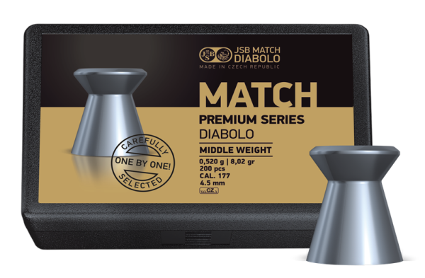 JSB premium match middle | 4.50mm | 0.520g | 200St