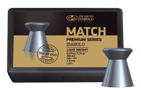 JSB premium match s-light | 4.50mm | 0.475g | 200St